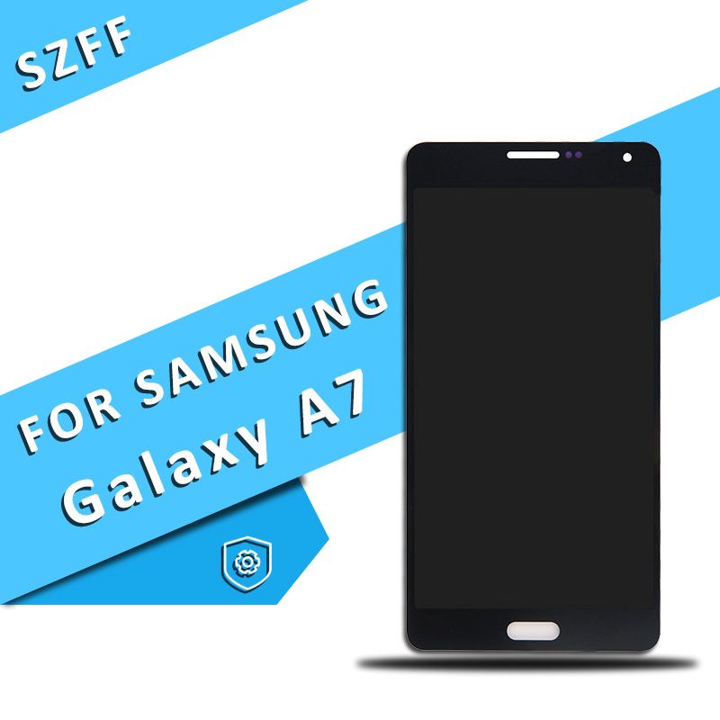 100% original Samsung Galaxy a7 sm-a700f pantalla Screen oro