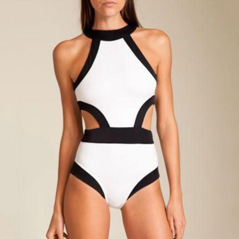 cut out waist swimsuit
