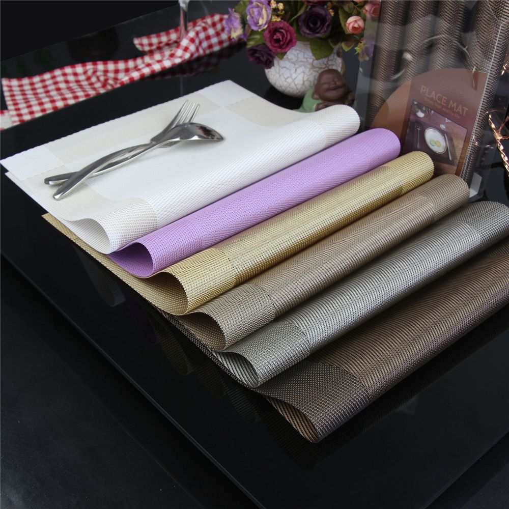 2019 Placemat Fashion Pvc Dining Table Mat Disc Pads Bowl Pad