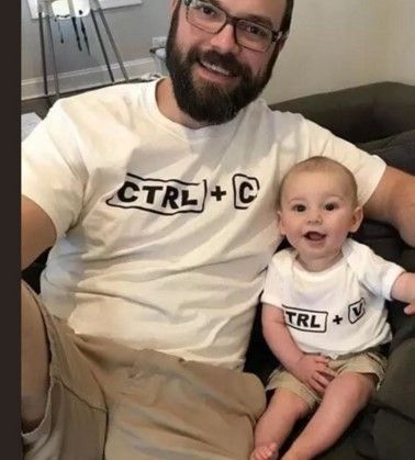 camisetas a juego padre e hijo