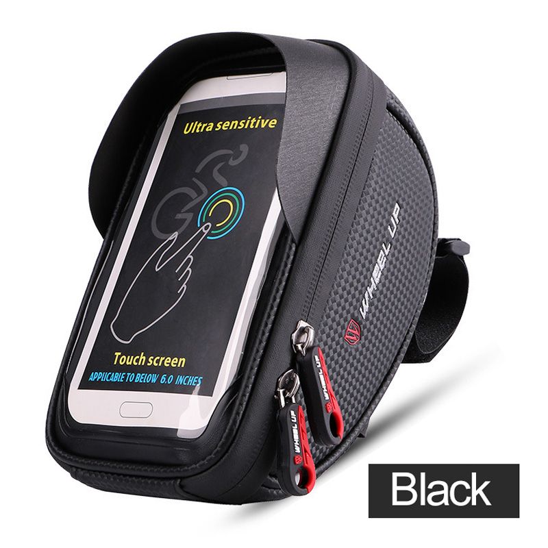 wallfire bike phone mount bag