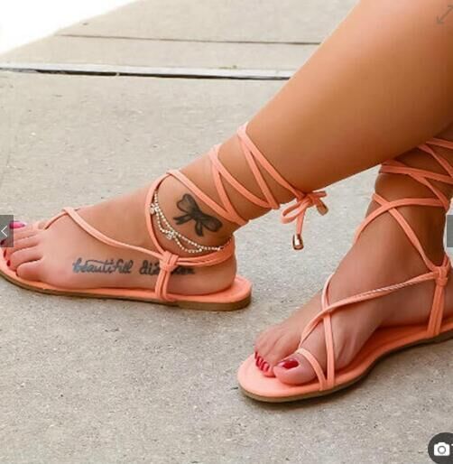 strappy flip flops sandals