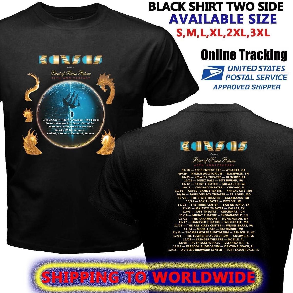 kansas band t shirt