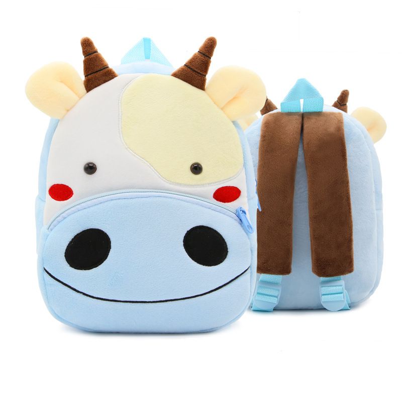 plush cow backpack