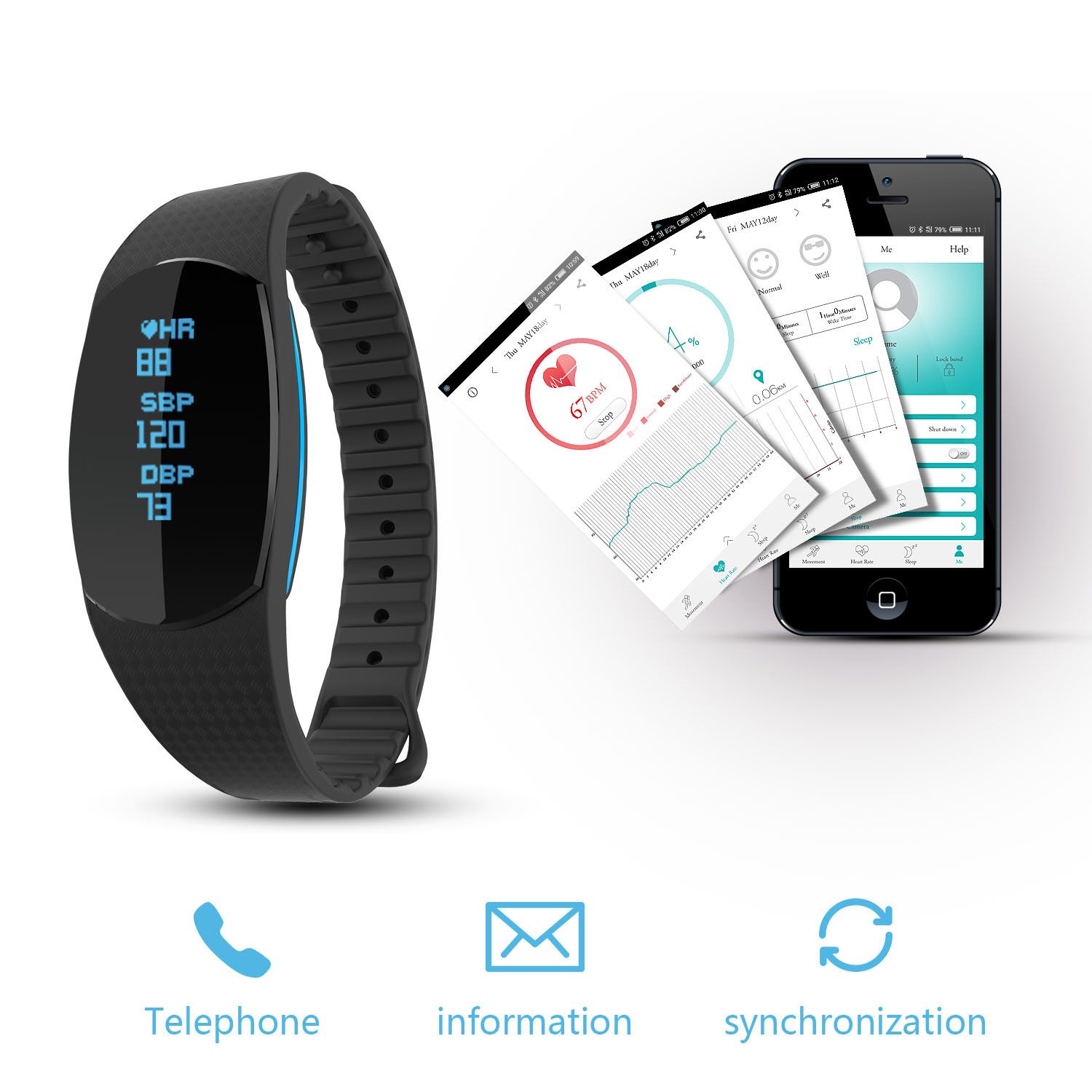 sh09u smart bracelet