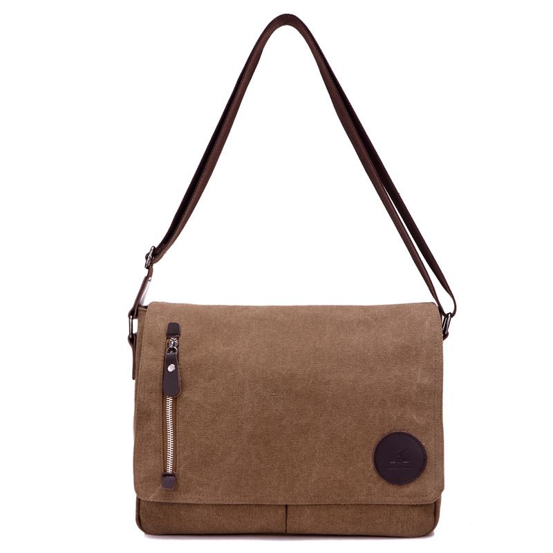New Men/'s Vintage Canvas Schoolbag Satchel Shoulder Messenger Bag Laptop Bags