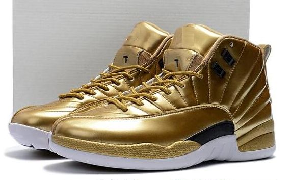 white and gold 12s