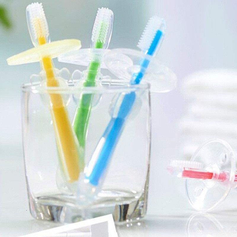 2021 Newborn Baby Toothbrush Silicone Kids Teether Training