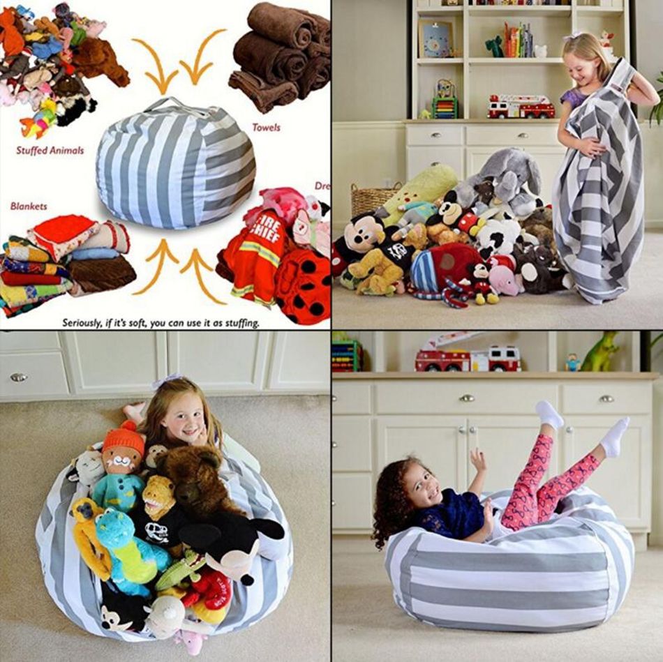 stuffed animal bean bag chair
