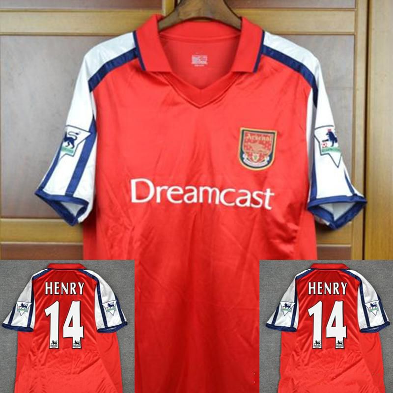 2001 2002 Henry Bergkamp Soccer Jersey 