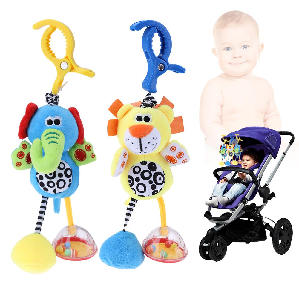 2020 Baby Kids Rattles Toys Cotton Hanging Stroller Pram Crib Soft