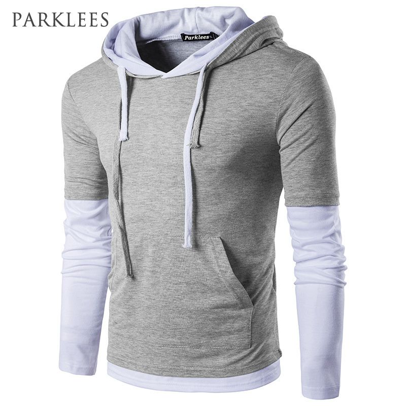 hooded t shirt mens online