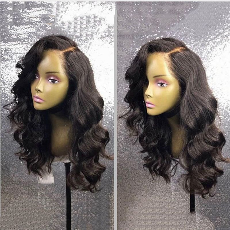 Big Body Wave Human Hair Wigs Bleached Knots Full Lace Wigs