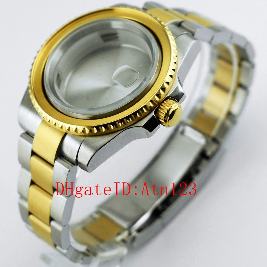 Acquistare 40mm Vetro Zaffiro Argento / Oro Cassa Orologio Da Polso ETA  2836 ETA2836 Mingzhu DG2813 / 3804 Miyota 8205/8215 / 821A P652 Economico |  Consegna Veloce E Qualità | It.Dhgate