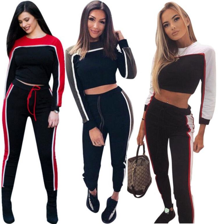 track pants with crop top