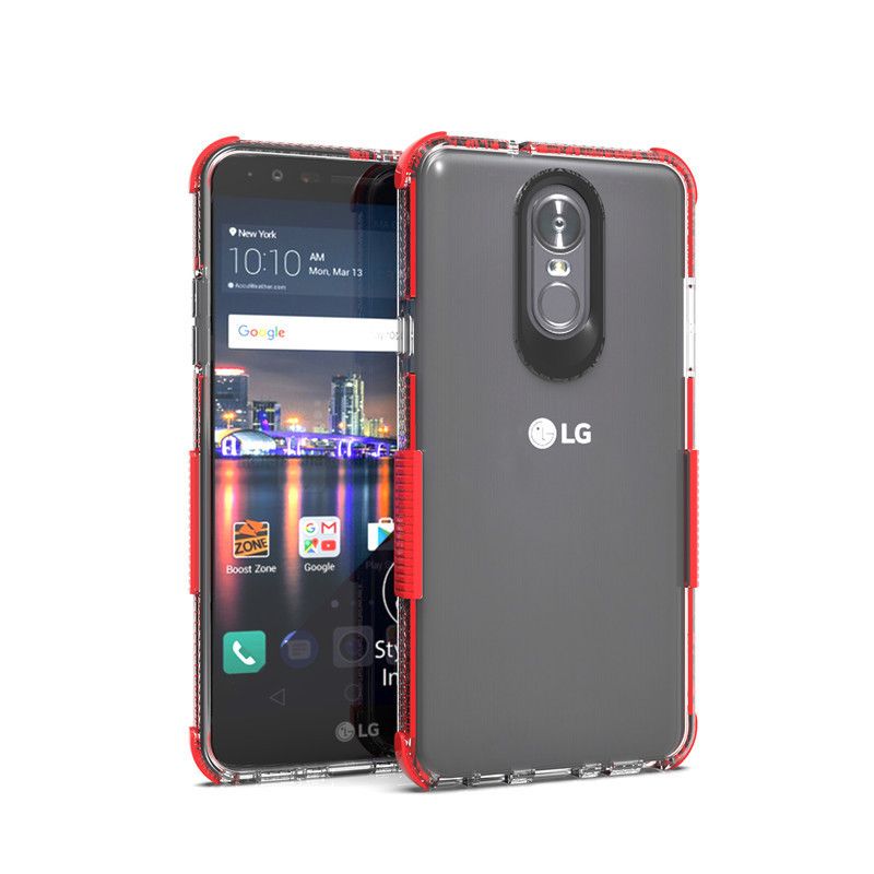 Melhor Qualidade De Venda Por Atacado BRAND Para Lg Q7 Plus Para Alcatel 7  Fólio Metropcs À Prova De Choque Skidproof Grosso Bumper Claro Macio Tpu  Telefone Móvel Case Capa Protetora De