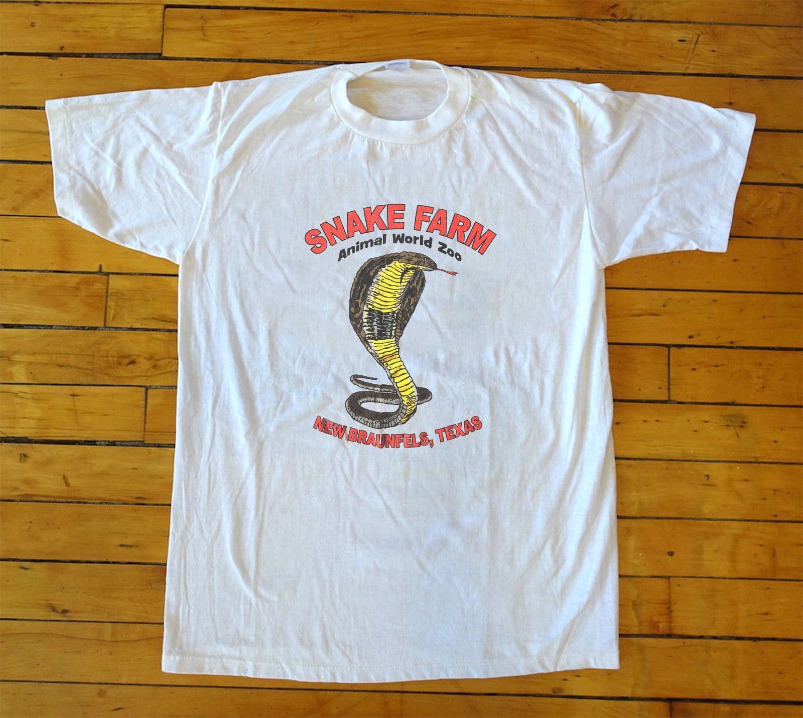 Snake Farm Official Reprint T Shirt Animal World Zoo Texas Ramones Rare Vintage T Shirt Shirts Shirts And Tshirts From Beidhgate03 12 7 Dhgate Com