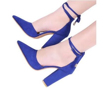 women's lace up block heels