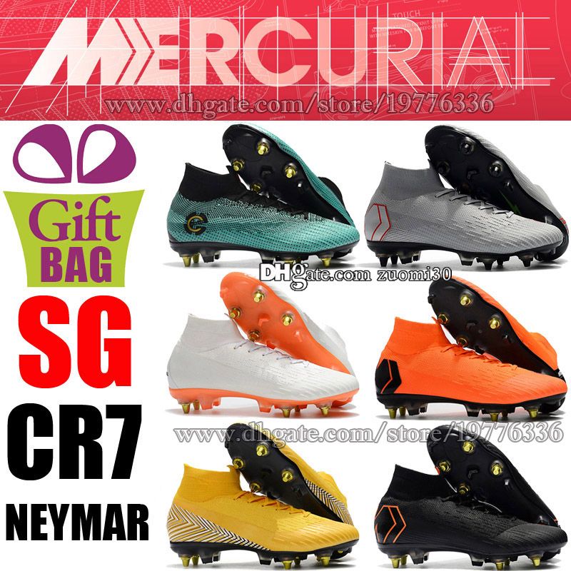 Compra Nuevo CR7 SG Calzado De Fútbol Cristiano Ronaldo Mercurial Superfly  VI CR7 SG Calzones De Fútbol Tobillo Alto Neymar Botas De Fútbol Calcetines  Balones De Fútbol Barato | Entrega Rápida Y