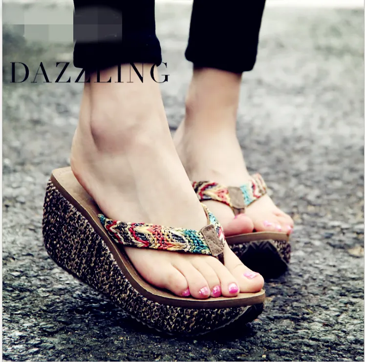 women's feet in high heel sandals