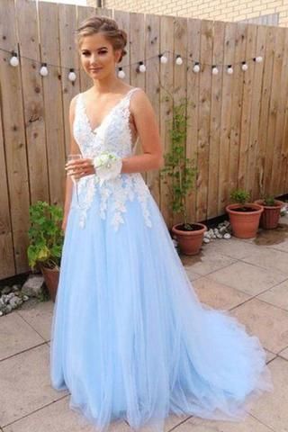 prom dresses 2019 light blue