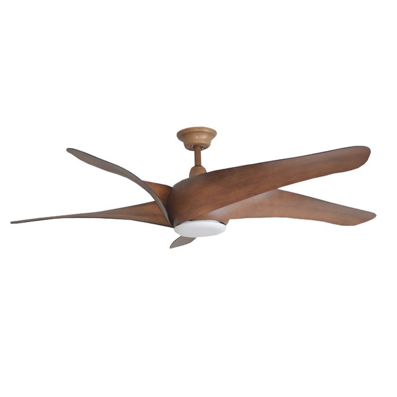 2020 60 Inch Nordic Brown Vintage Ceiling Fan With Lights Remote