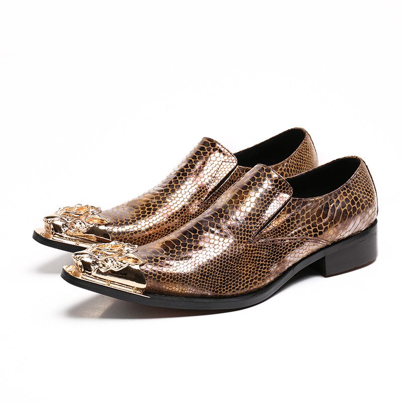 python skin shoes mens