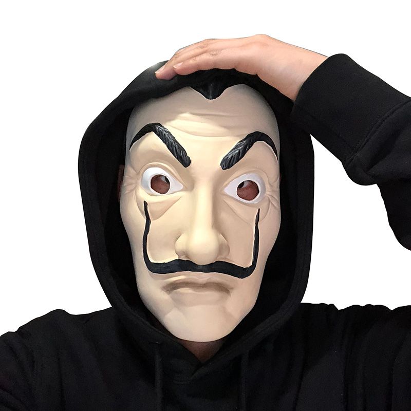 Casa Di Carta Salvador Dali Maschera Realistica Maschere In Latex Per Feste Costume Di Halloween