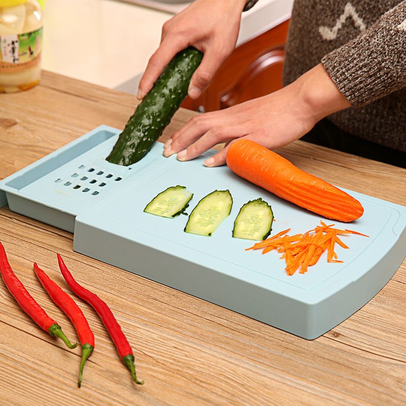 2020 Cutting Board Thickening Candy Color 2 In 1with Dish Slot Immobilization Chopping Block Plastic Small Portable Blocks Kitchen Tools13hja Y Z From Sd003 9 08 Dhgate Com