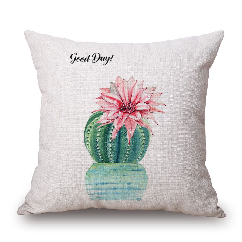 sequin cactus pillow