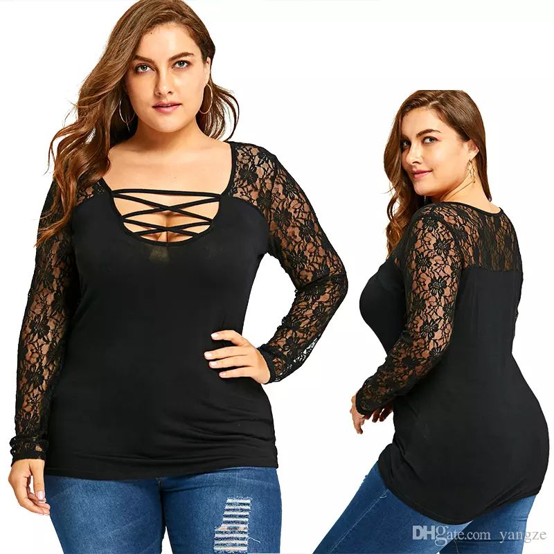 t shirt with lace trim