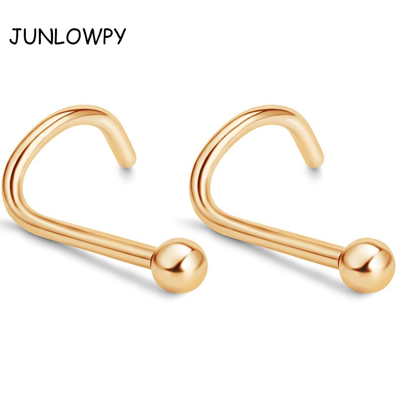21 Wholesale Nose Stud Surgical Steel Nose Ring Piercing Nez Nose Piercing Cartilage Ball Piercing Nariz Body Jewelry Gold Silver From Luzhenbao522 12 23 Dhgate Com