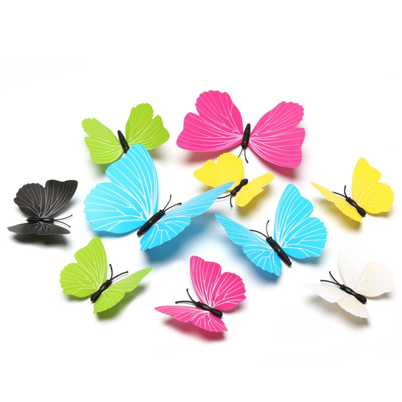 Download Fansy 7cm/9cm/12cm Single Layer Wings Butterflies 3D ...