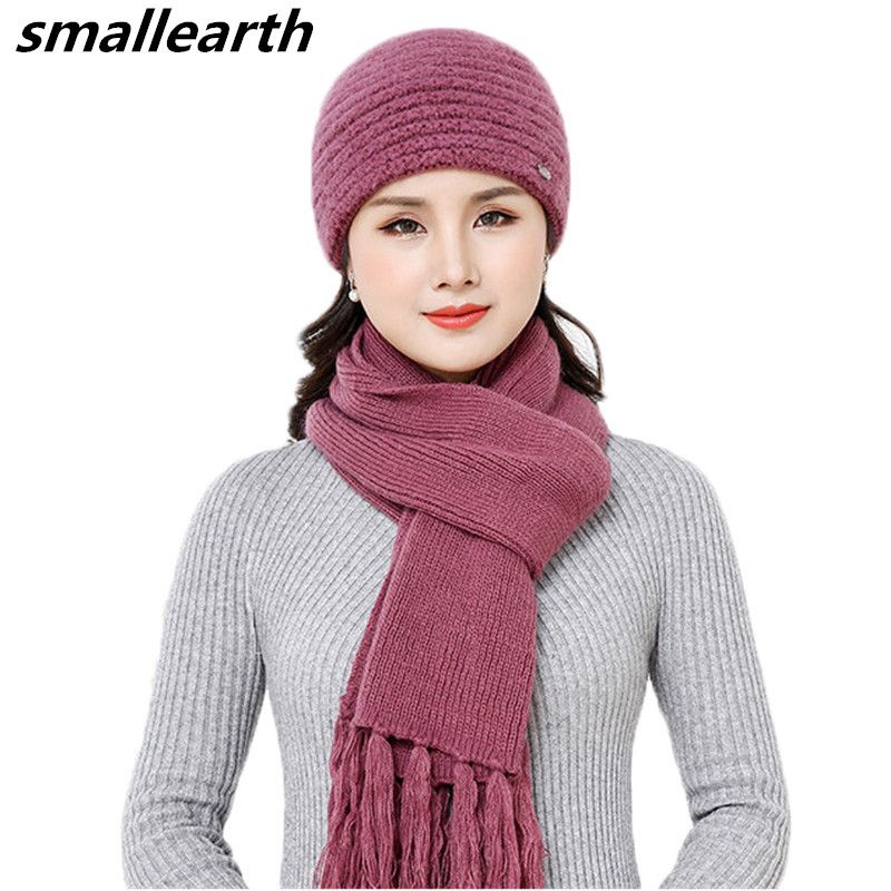fur hat scarf