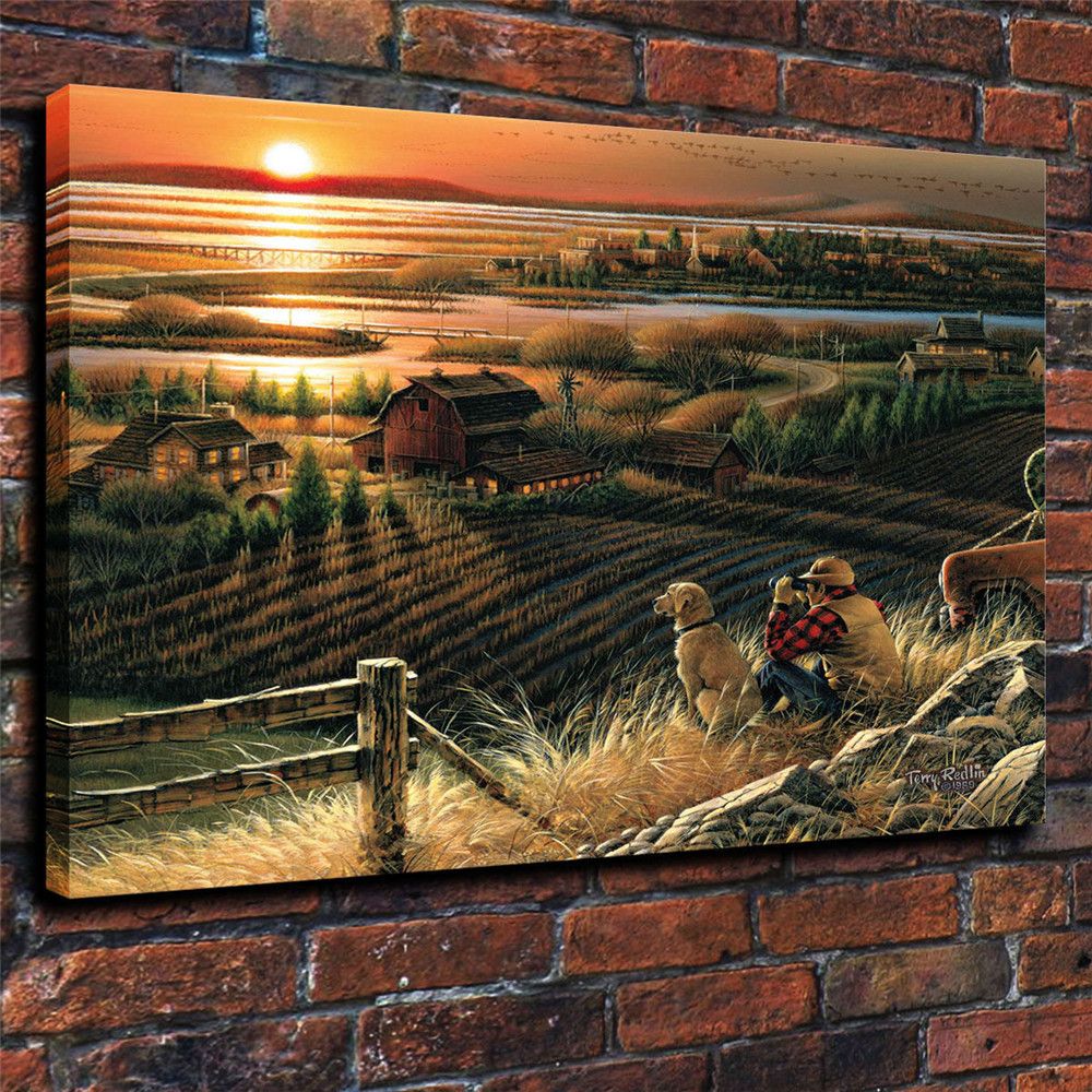 Terry Redlin That Special Time HD Print Art Home Decor Oil Painting on Canvas