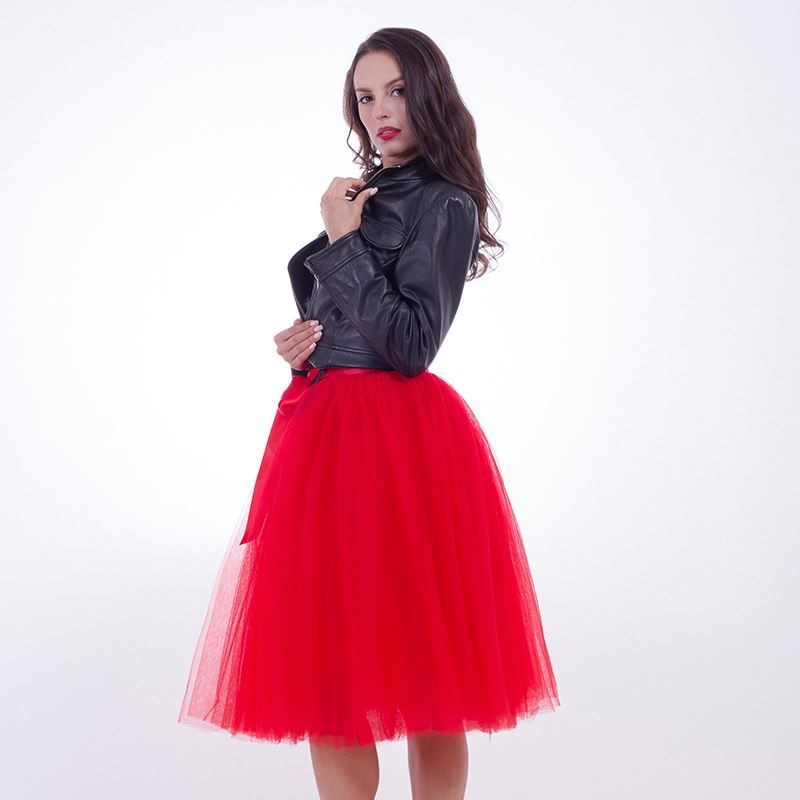 chiffon tulle skirt