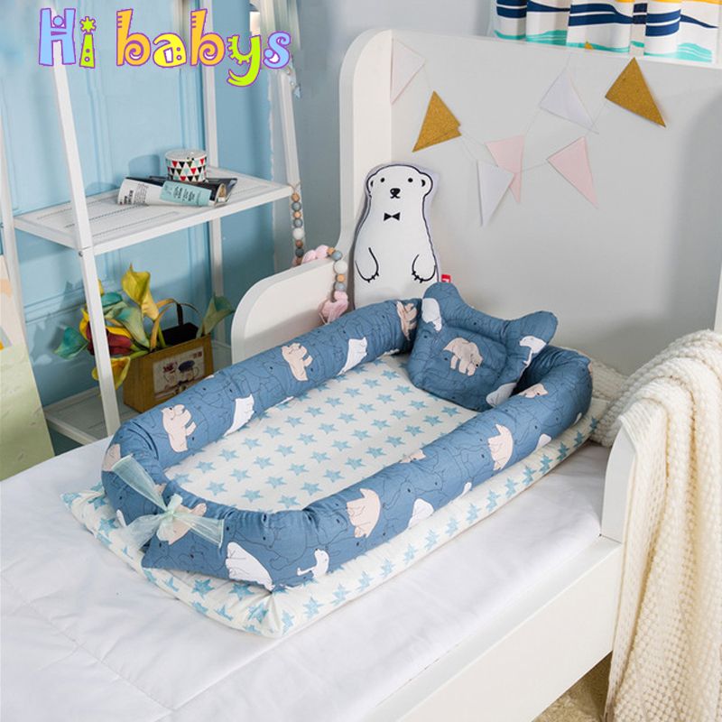 Baby Bed Portable Sleeping Cradle Newborn Crib Children Travel Bed