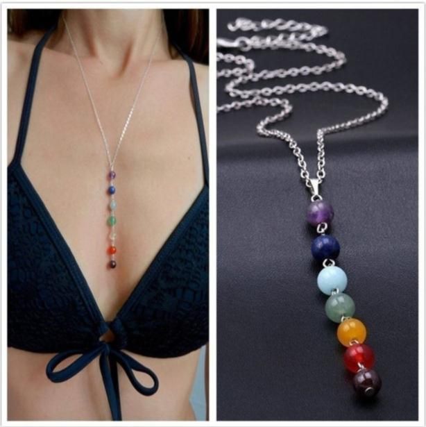 Chakra Stones Necklace: 7 Chakra Reiki Gemstone... From Sffan, &Price; | DHgate.Com - Image 2