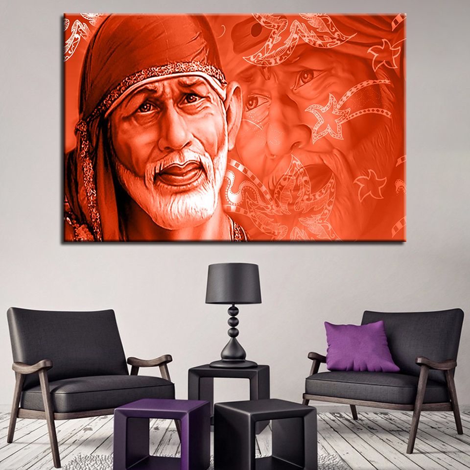 Wall Painting Designs For Living Room In India - pic-flamingo