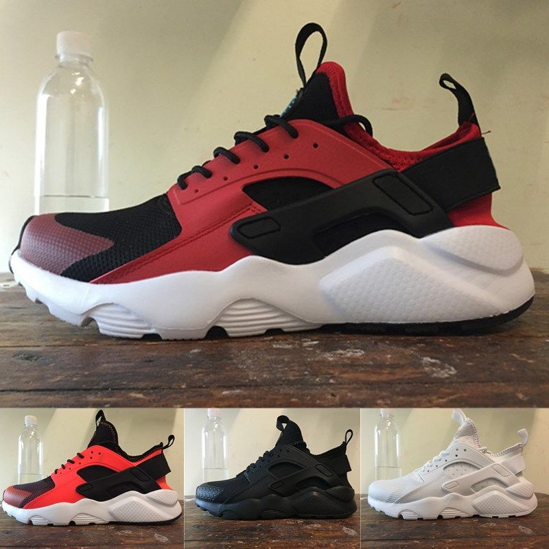 red white black huaraches