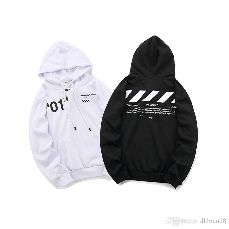 off white moletom com capuz dupe