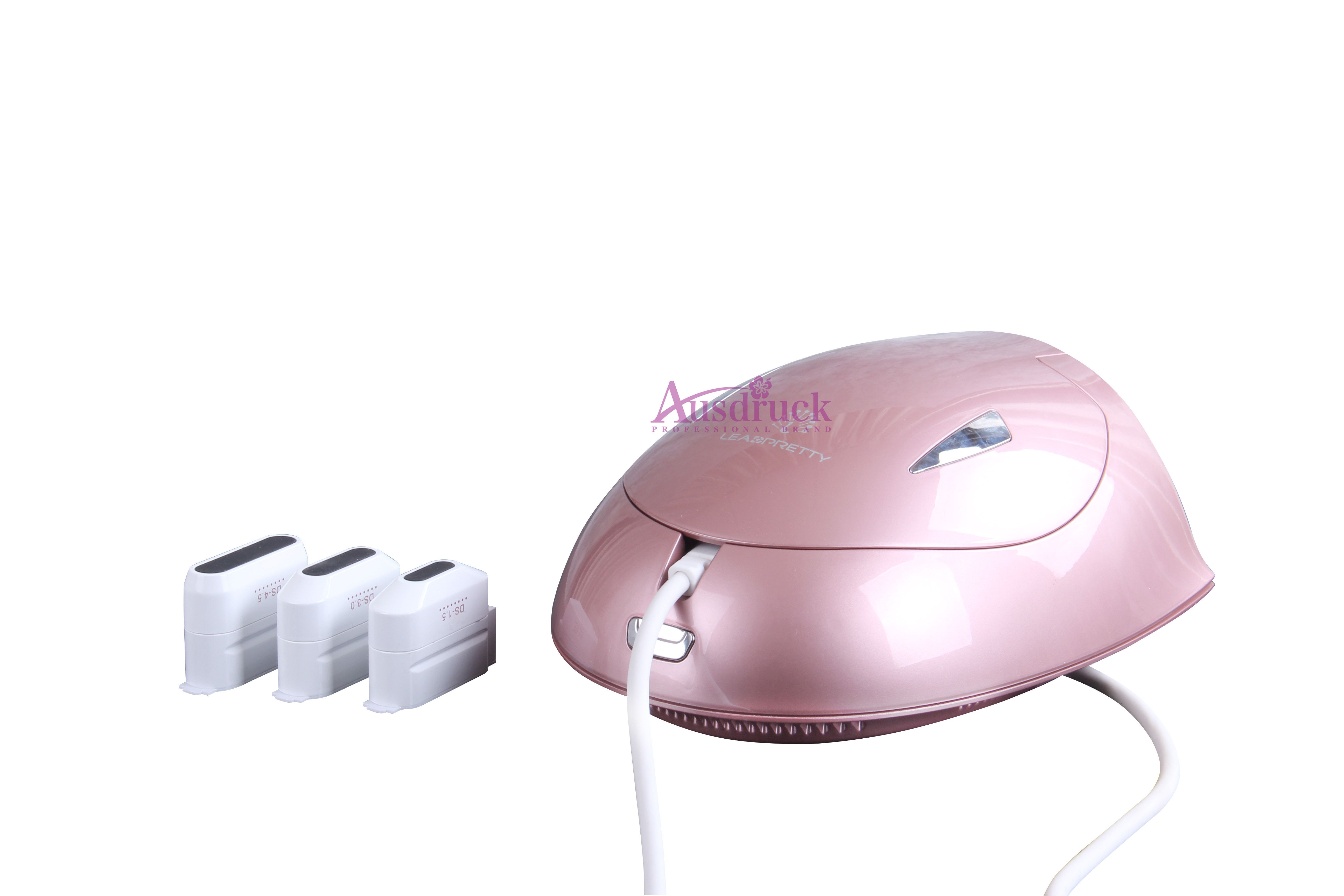 Home use portable 3 treatment probes ultrasonic ultrasound HIFU instrument facial skin care anti wrinkle anti aging trump SMAS fascia layer