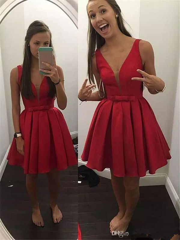 cheap red dresses for juniors