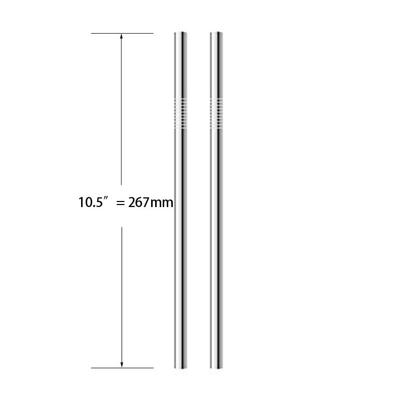 straight straws 10.5 inch