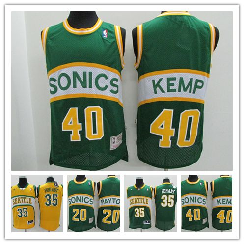 Compre Retro Hombres 20 Gary Payton Seattle Supersonics Camisetas De Baloncesto Cosidas De Madera Dura Malla Clásica 40 Shawn Kemp Thomas Camiseta De Baloncesto Retro A 19,28 € Del Xmas_jersey | DHgate.Com