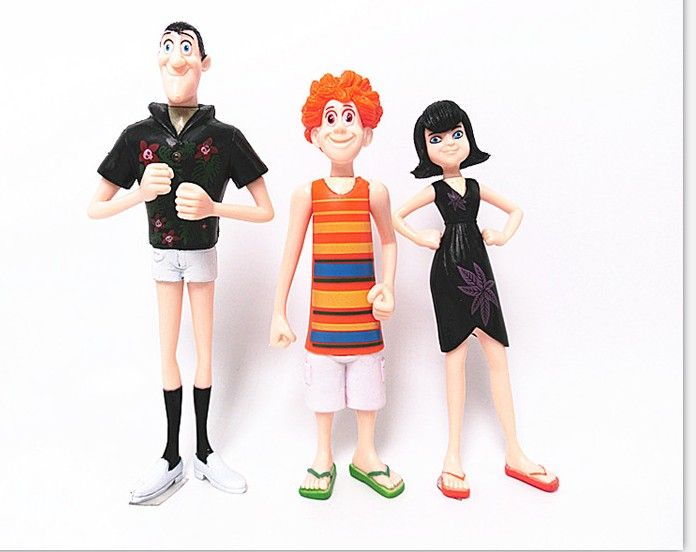 6PCS Hotel Transylvania 3 Film Aktion Figur Puppen Kinder Spielzeug Cake Topper 