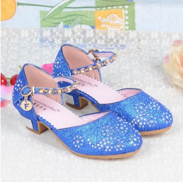 Compra Niños Princesa Sandalias Niños Niñas Zapatos De Boda Zapatos De  Vestir De Tacones Altos Zapatos Dorados Para Niñas GA198 Barato | Entrega  Rápida Y Calidad | Es.Dhgate