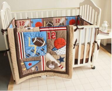 crib sports bedding