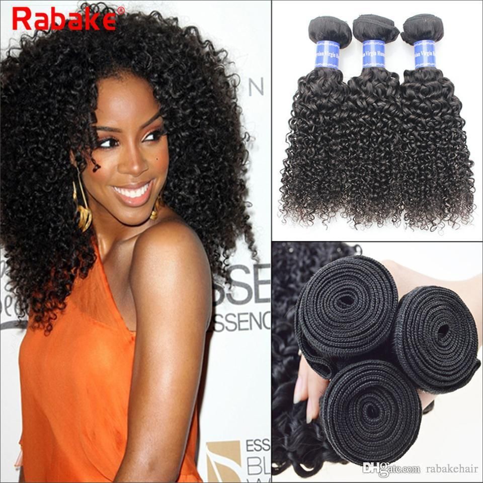 Raw Indian Kinky Curly Virgin Hair Weave Bundles 100 Indian