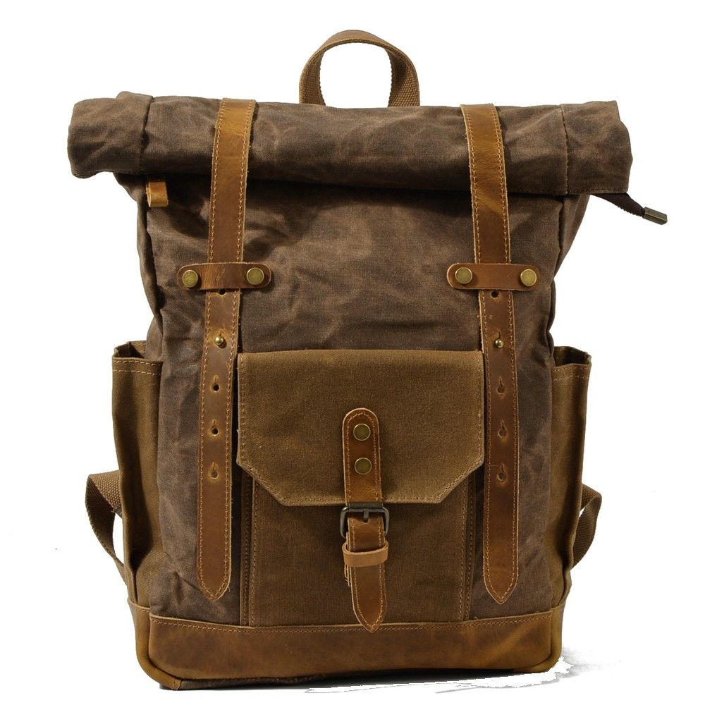 waterproof canvas rucksack
